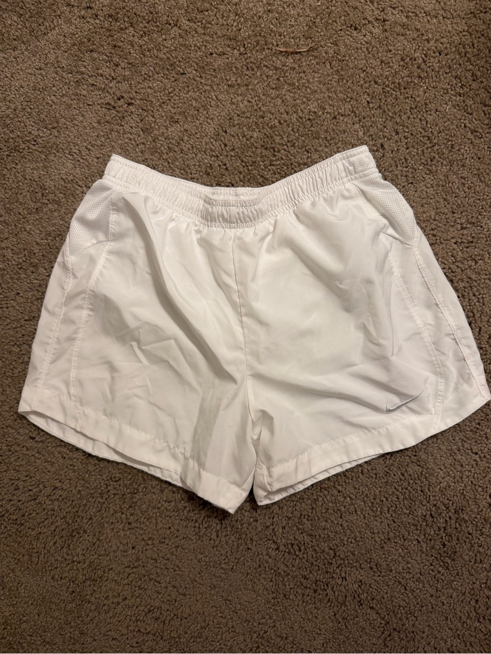 Nike White Women's Athletic Shorts